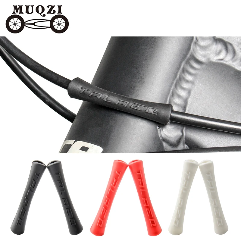 

MUQZI 4/8pcs Bicycle Cable Protector Brake Shift Line Frame Protect Sleeve MTB Road Fixed Gear Bike Universal