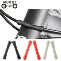 muqzi 48pcs bicycle cable protector brake shift line frame protect sleeve mtb road fixed gear bike universal