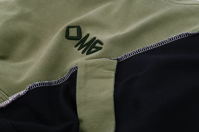 

Winter 2021 Patchwork Color Hooded Sweatshirt Men Women Couple 100% Cotton Hoodie Hip-Hop High Street Oversize Hoodies