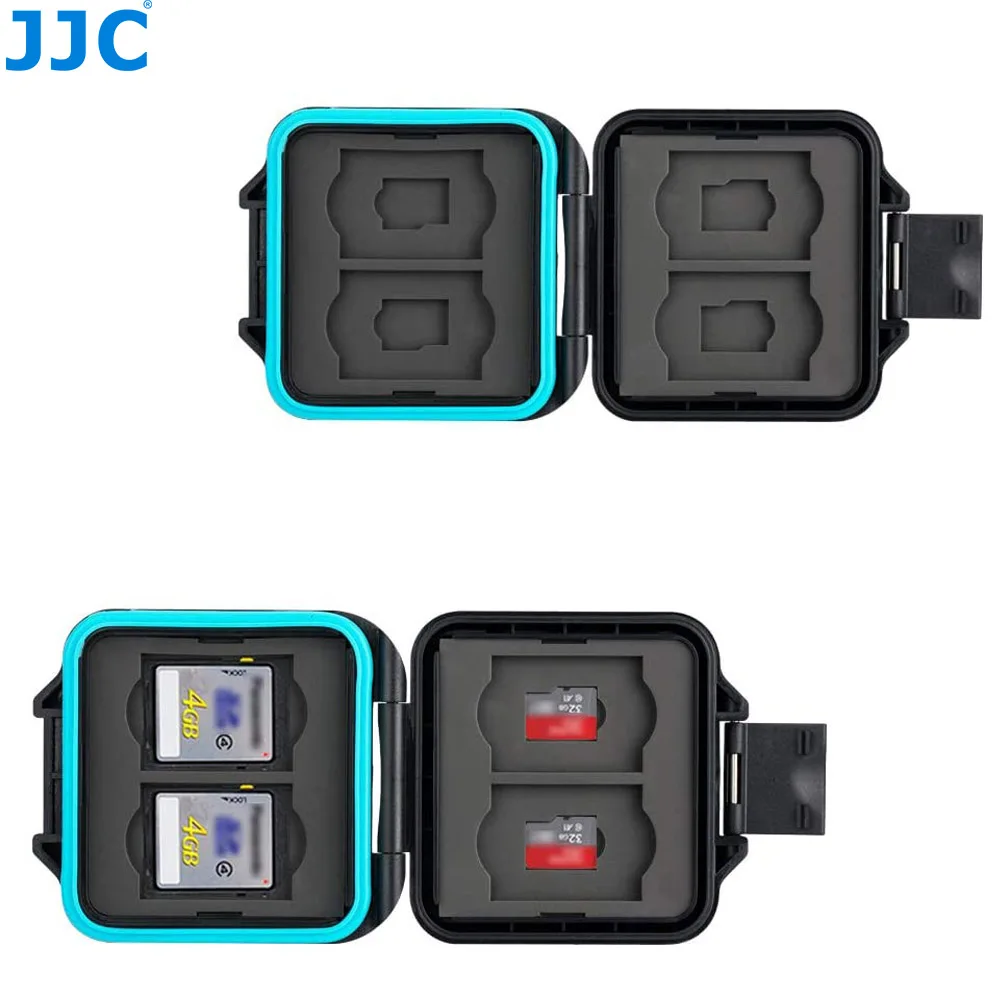 Чехол-Кошелек JJC для карт памяти SD органайзер 4 SDHC SDXC Micro TF-карт с инструментом