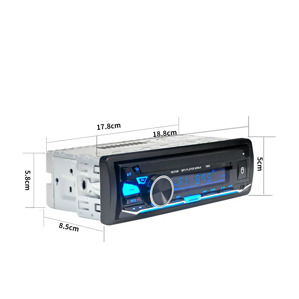 OPLAY Bluetooth автомобильный радиоприемник стерео радио FM Aux вход приемник SD USB JSD-520 12 В dash 1 din автомобильный MP3 мультимедийный плеер