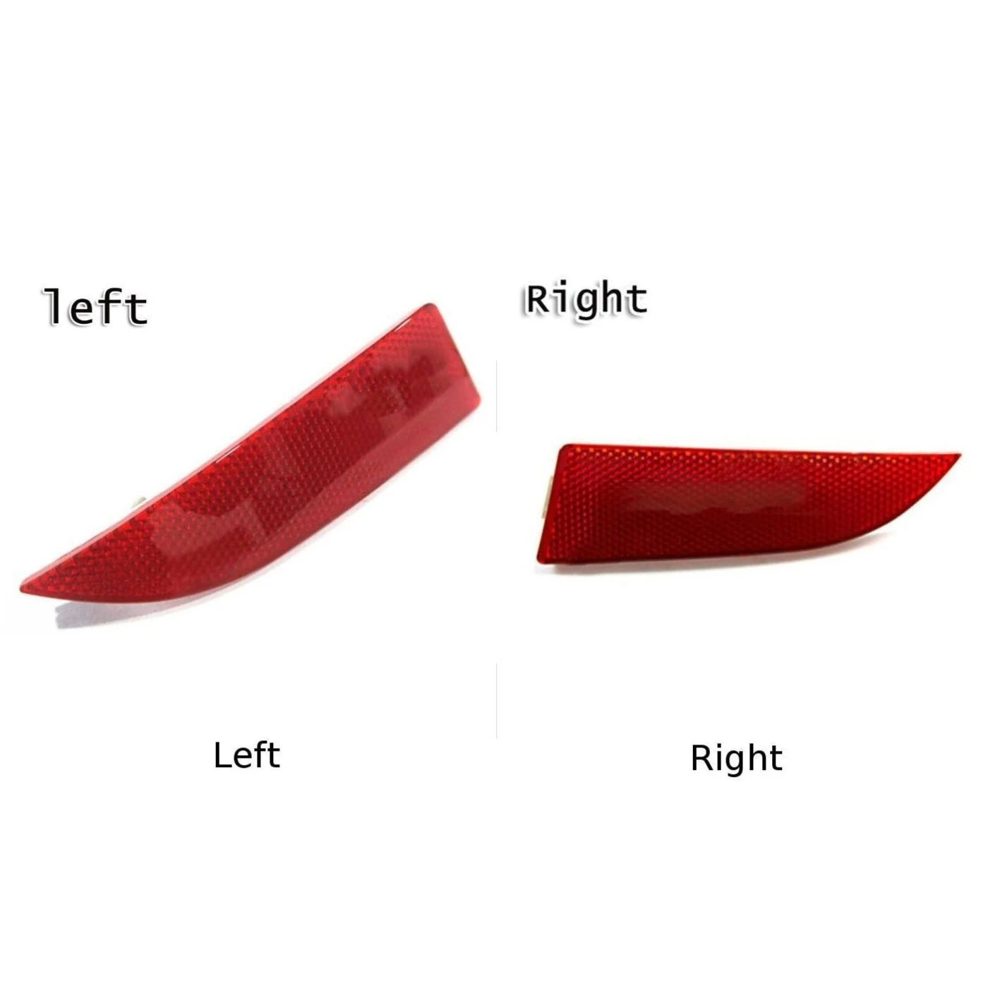 

Auto Bumper Reflector Cover Car Rear Left/Right Waterproof Accessories