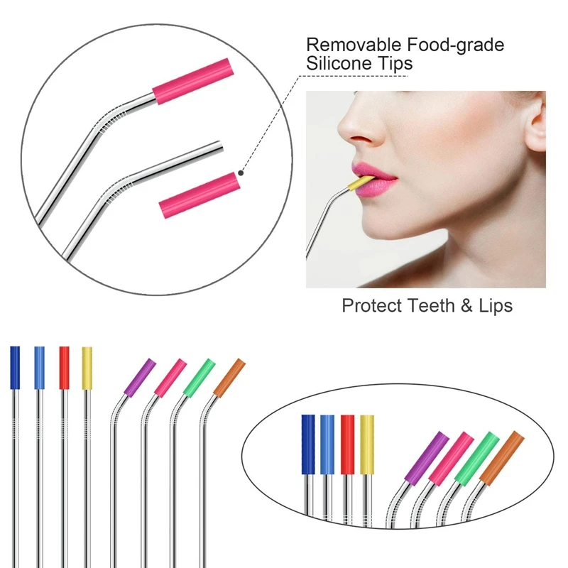 Нержавеющая сталь Соломинки многократного использования питьевой соломинки