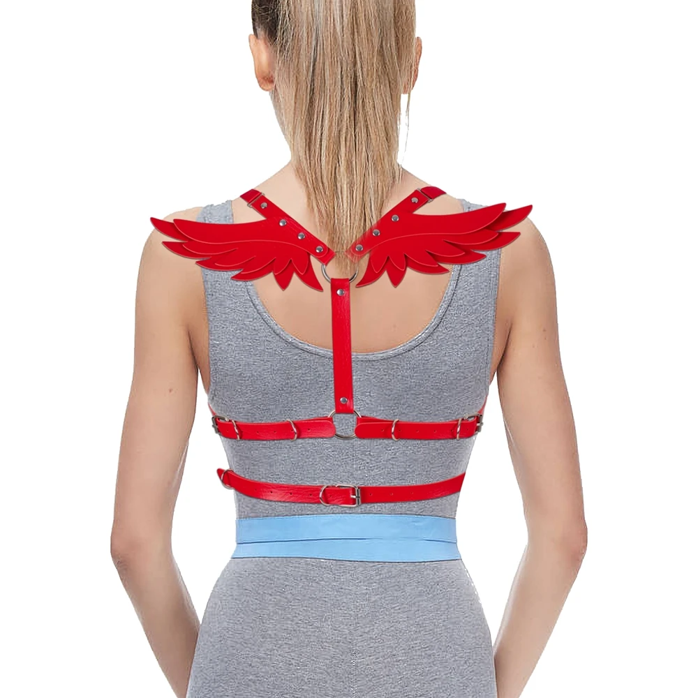 Портупея с крыльями ангела бюстгальтер на бретельках сексуальные костюмы в