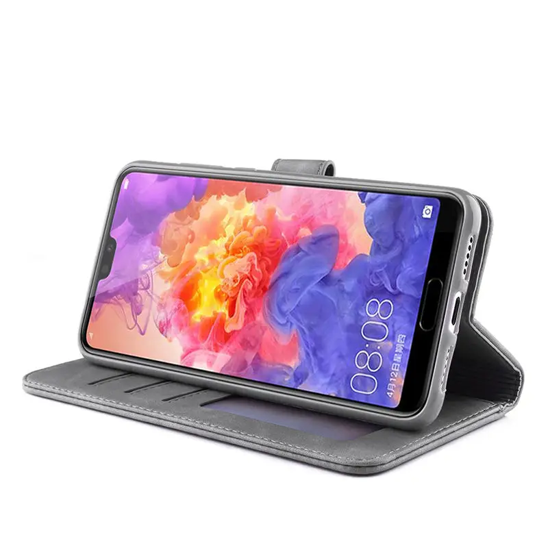 Чехол для huawei P20, роскошный кожаный чехол-книжка в стиле ретро, чехол-книжка для телефона huawei P20 Lite, чехол для huawei P20 Pro