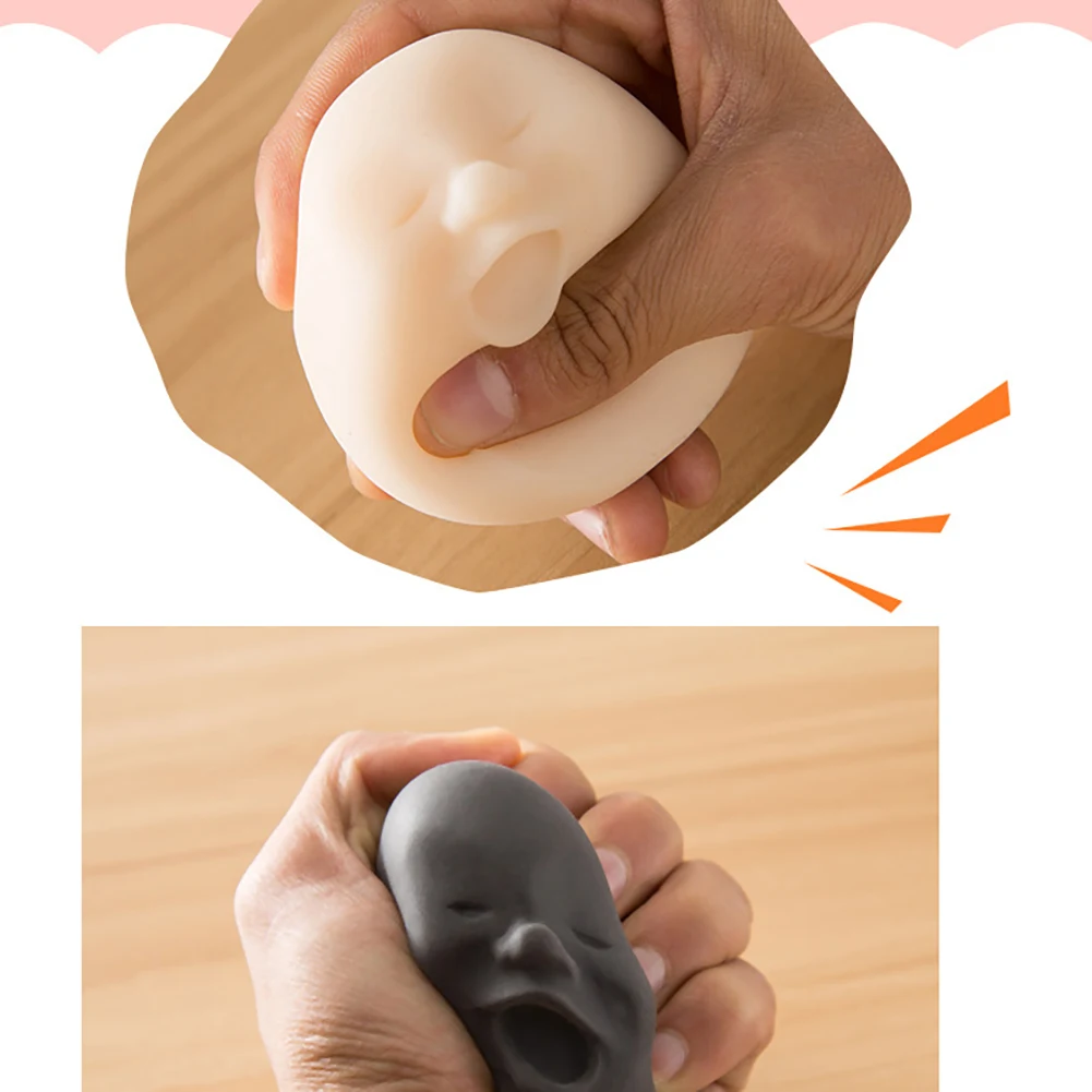 

Novelty Gag Toys & Games Funny Squeeze Toy - Hand Wrist Toy - Emotion Vent Ball For Office Decompression