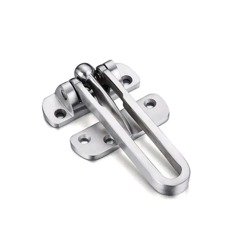 

Stainless Steel Hasp Latch Lock Door Chain Anti-theft Clasp Padlock for Home Kit G88B