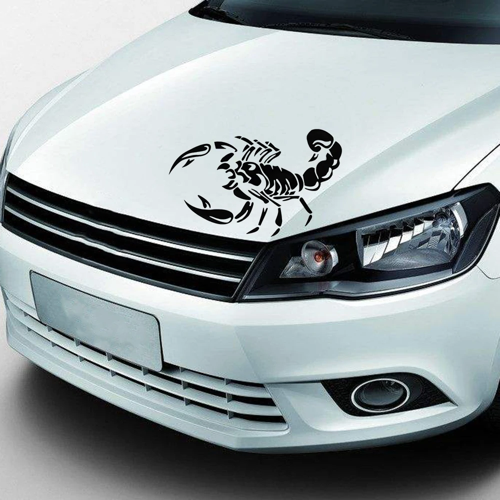 1 шт. Модный 3D большой Скорпион отражающий персонализированный автомобильный