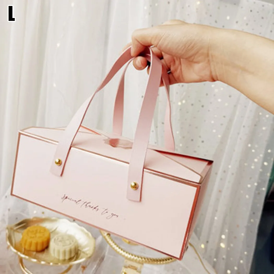 

Hotel Mid-Autumn Snowy Snowy Mooncake Packaging Gift Box Egg Yolk Pastry Portable Box Packaging Box Drop Shipping