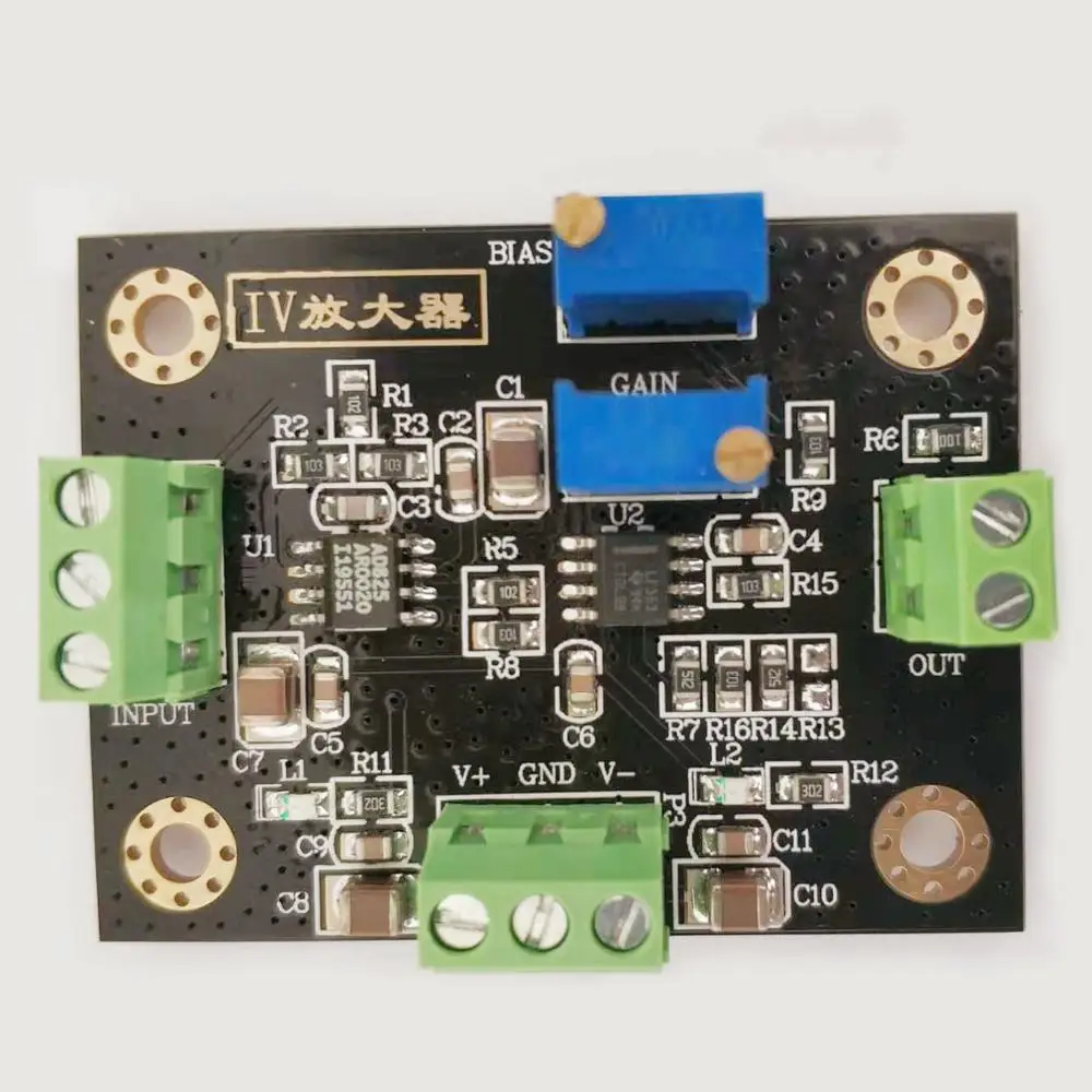 Контактный кремниевый фотодиодный фотоэлемент I/V фототок для усиления