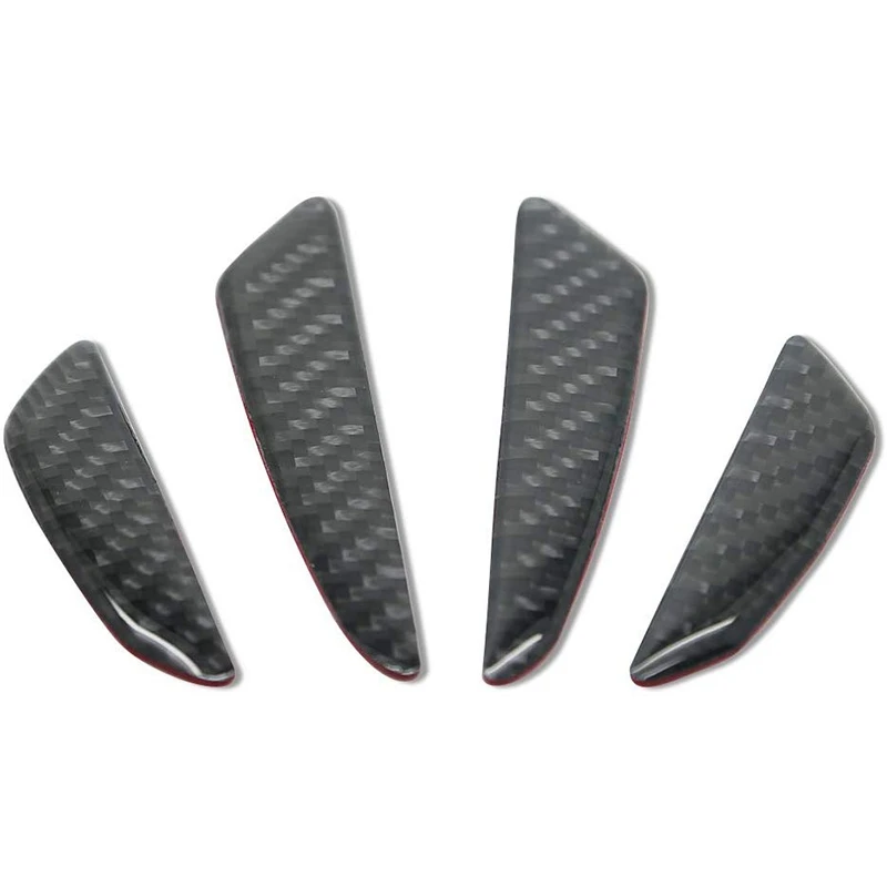 Реальные углеродного волокна автомобиля боковой двери края защита накладка