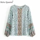 Женское кимоно с цветочным принтом, V-образным вырезом и длинным рукавом