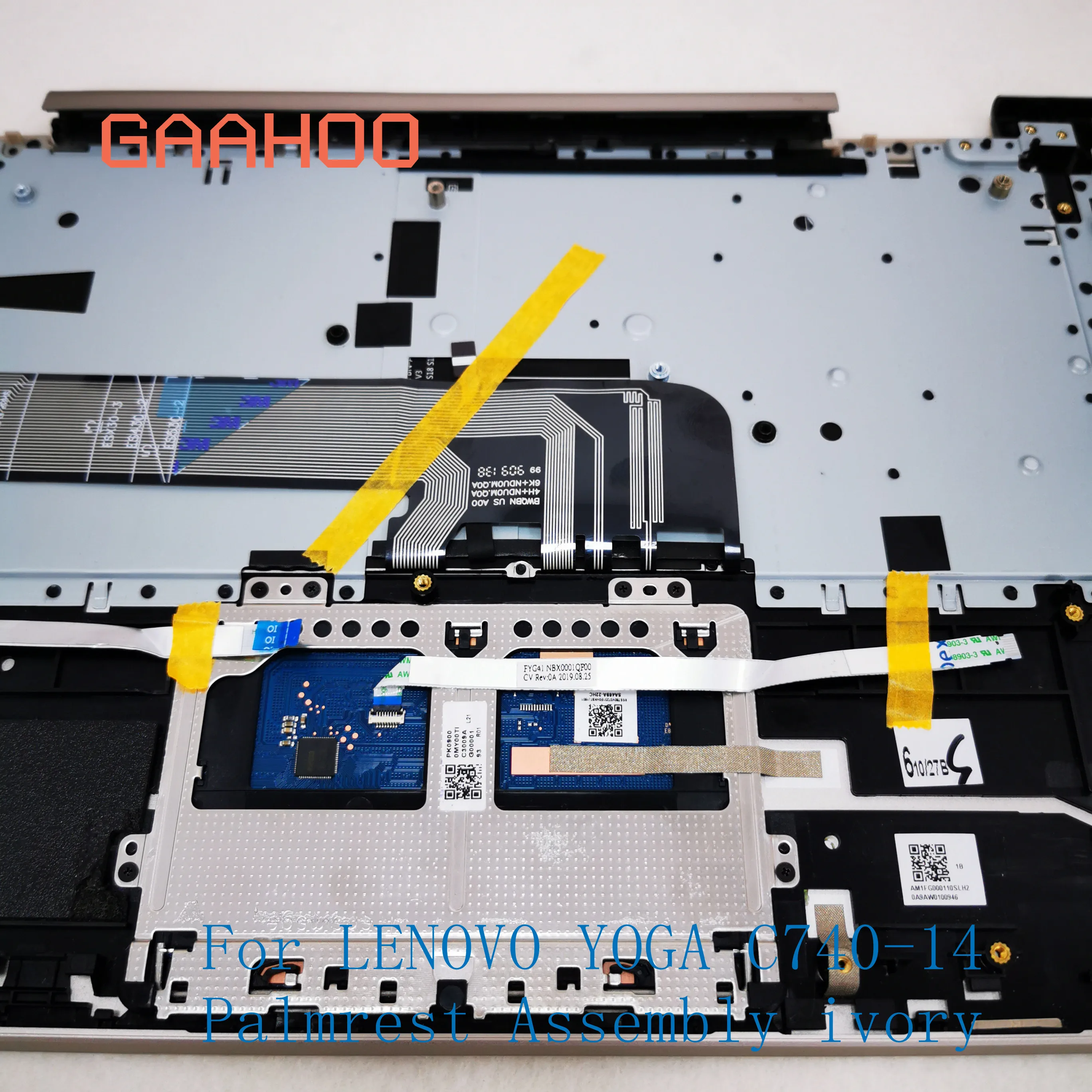 Нам IND Backligt клавиатура прозрачная защита для экрана LENOVO YOGA C740-14 и Упор рук в сборе