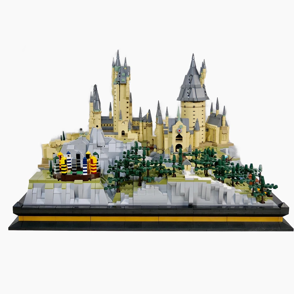 

Magic Castle School Model Spelling Movie Creator Series 6862pcs Building Blocks Bricks Education Toys Birthday Gift Set M10001