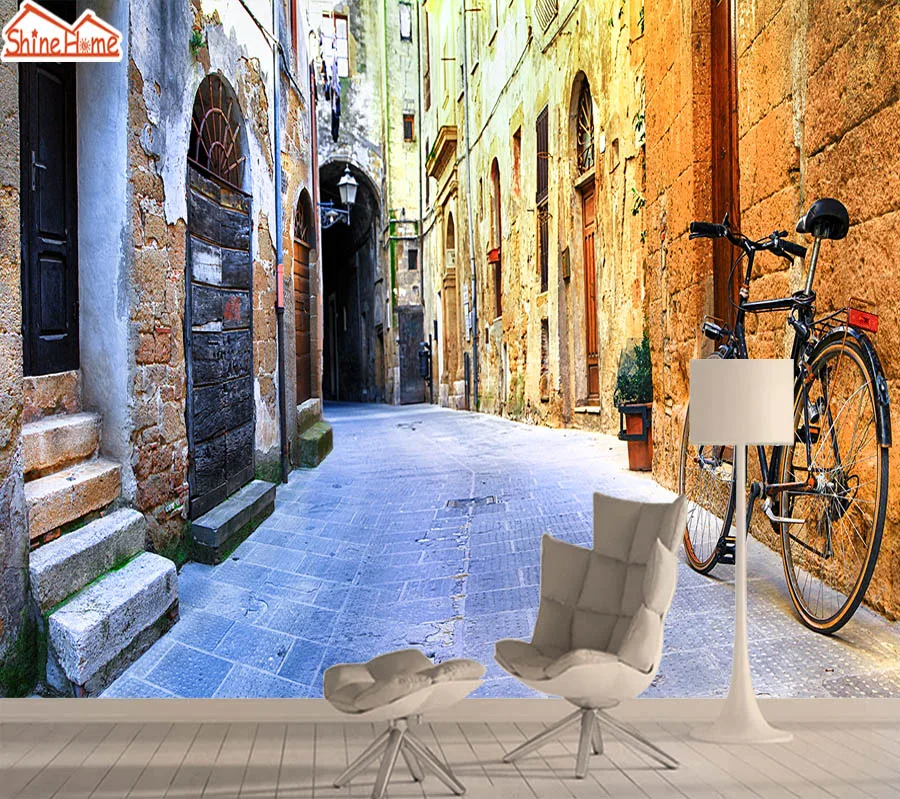 3d городская фотобумага s для гостиной пейзажная настенная бумага виниловая