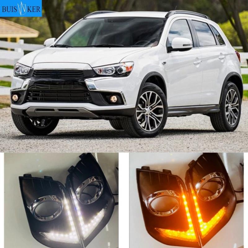 Светодиодные дневные ходовые огни для Mitsubishi Outlander Sport ASX RVR 2016 2017 2018 2019 DRL