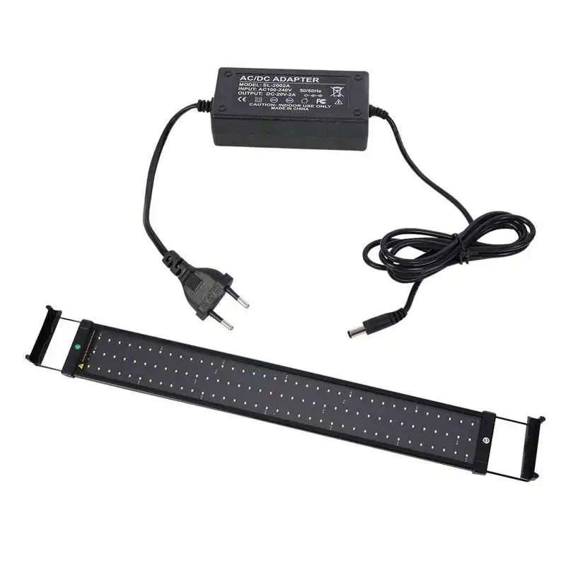

36/72/108/144/180 LED Light Aquarium Fish Tank Light 30/51/7489/118CM Submersible Lights with Extendable Brackets EU Plug