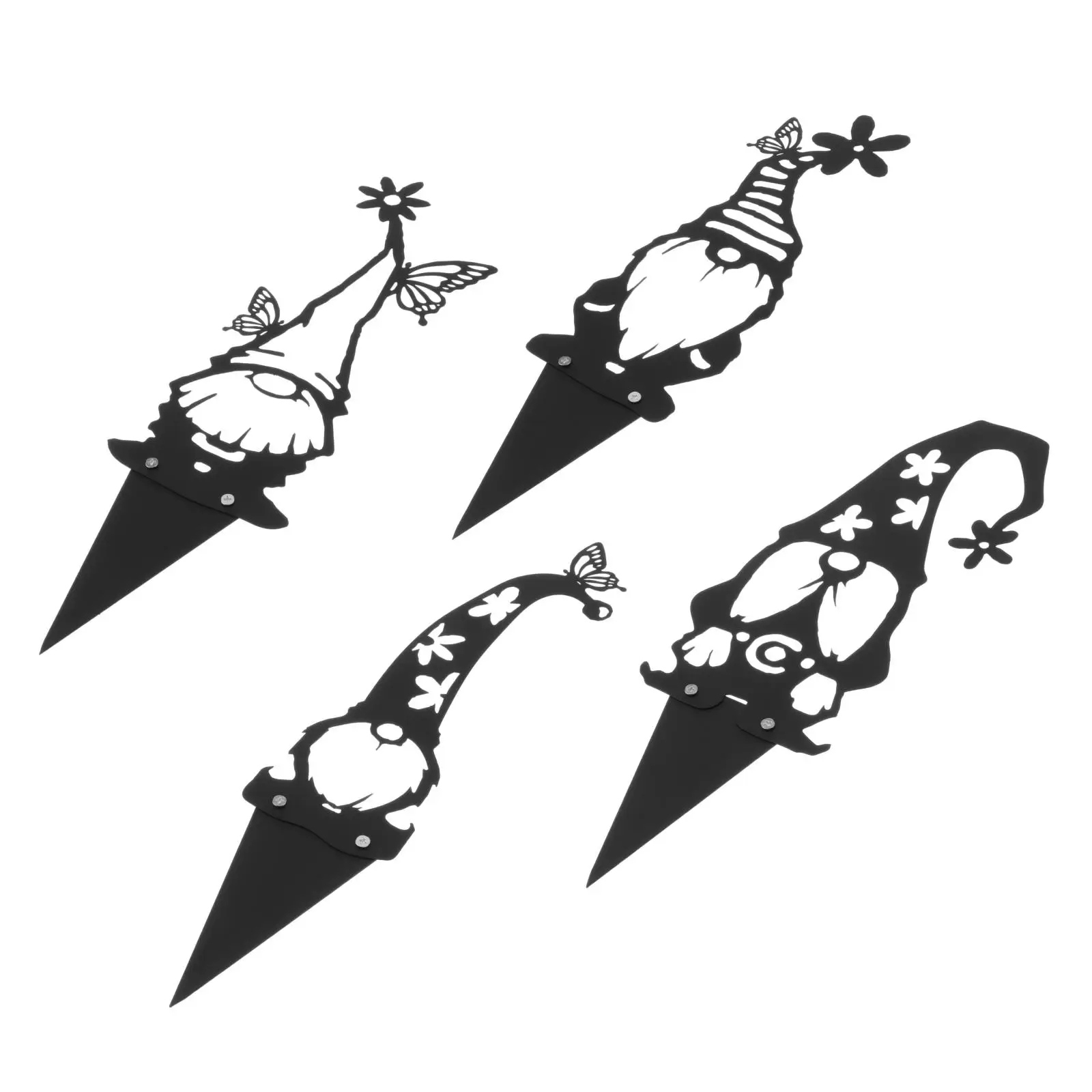 Статуэтка гнома без лица садовая феи силуэт патио украшение для дома Купола