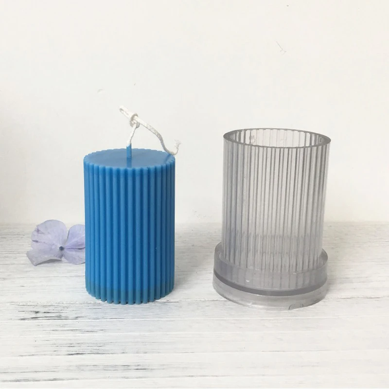 DIY свеча ручной работы формы 3D для свечей Воск Мыло делая форму круглый тонкий зуб