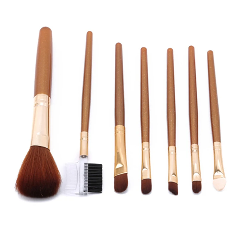 Профессиональный набор из 7 предметов кистей для макияжа портативная
