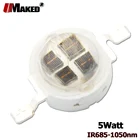 Инфракрасные светодиодные чипы 5 Вт, ИК-пусковая трубка, светодиодсветильник s-камера, монитор, светодиодные лампы