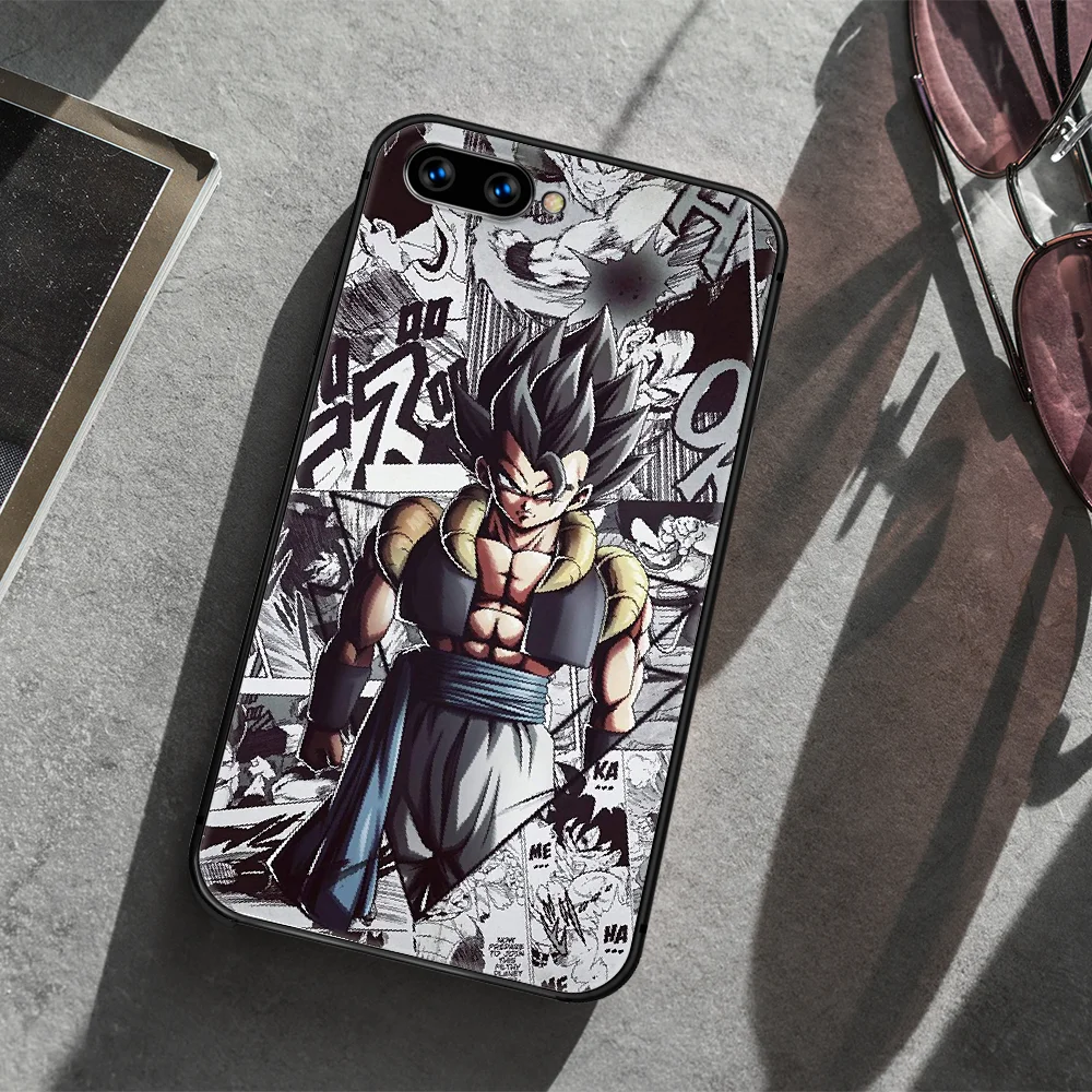 

Cartoon Dragons Anime Ball Goku Phone Case Cover Hull For HUAWEI honor 7a 8 8s 8a 8x 9 9x 10 20 i Lite Pro black Hoesjes Soft