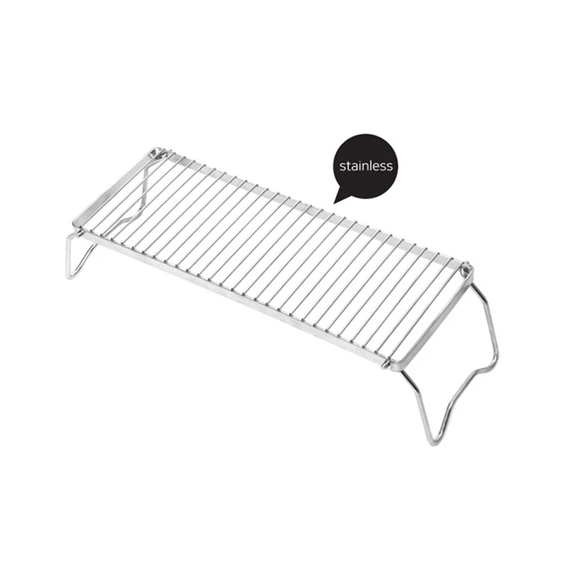 

Pot Folding Stainless Steel Grill Rack Drying Outdoor Camping Burner BBQ Draining Portable Extended Stand Holder Picnics