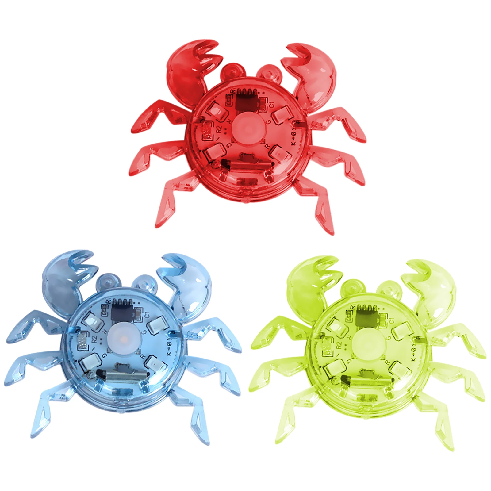 

Bicycle Wheel Warning Cycling Light Crab Spoke Safety Light Innovative Stylish Multi-Purpose For Pet Collars Backpacks Good