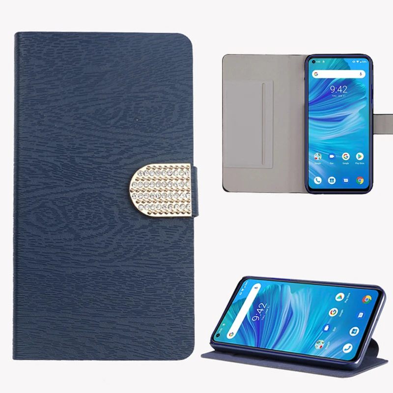 Кожаный чехол книжка для UMIDIGI F2 Защитная сумка телефона держатель карт Umidigi f2