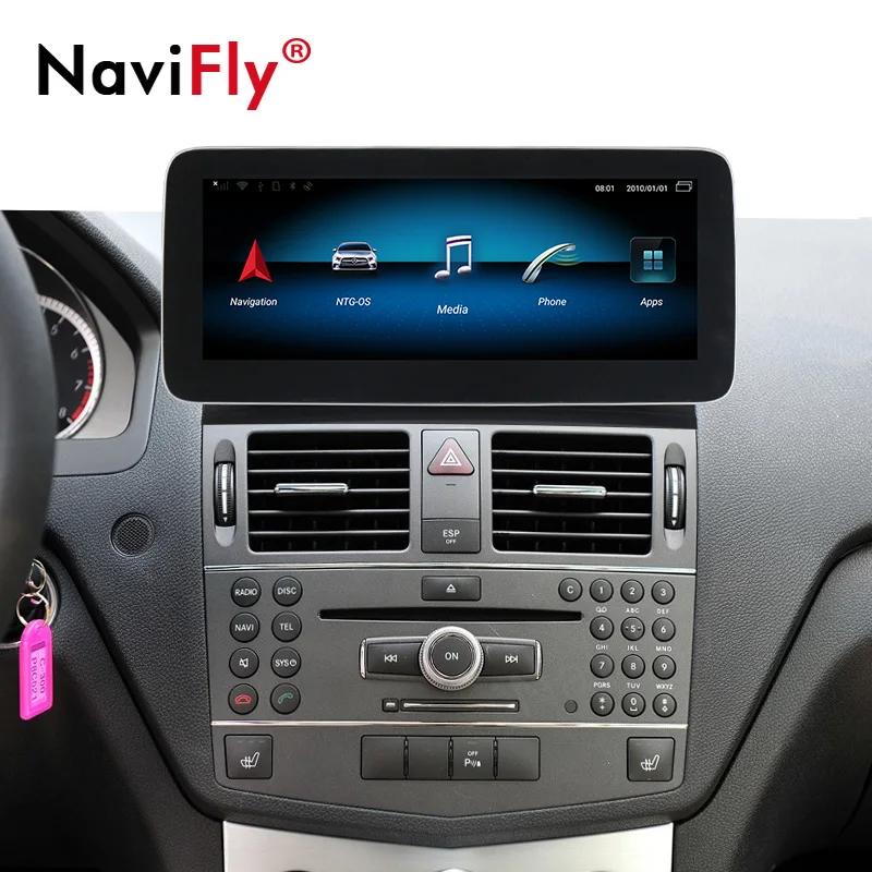 Автомобильный dvd плеер IPS 8 ядер Android 10 GPS Navi для Mercedes Benz C Class W204 S204 2008 2010 NTG4.0 с 4G WIFI BT