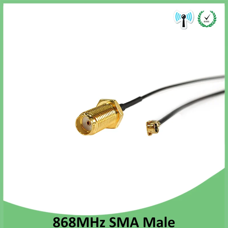 10 шт. 868 МГц 915 антенна 3dbi SMA разъем GSM антенны водонепроницаемые см RP SMA/u. FL кабель