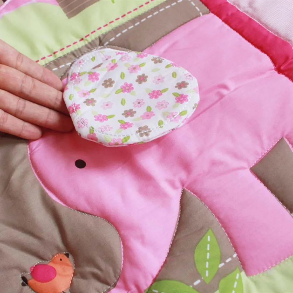 Комплект бампера для детской кроватки 100% хлопок детская кроватка 7 шт. органайзер