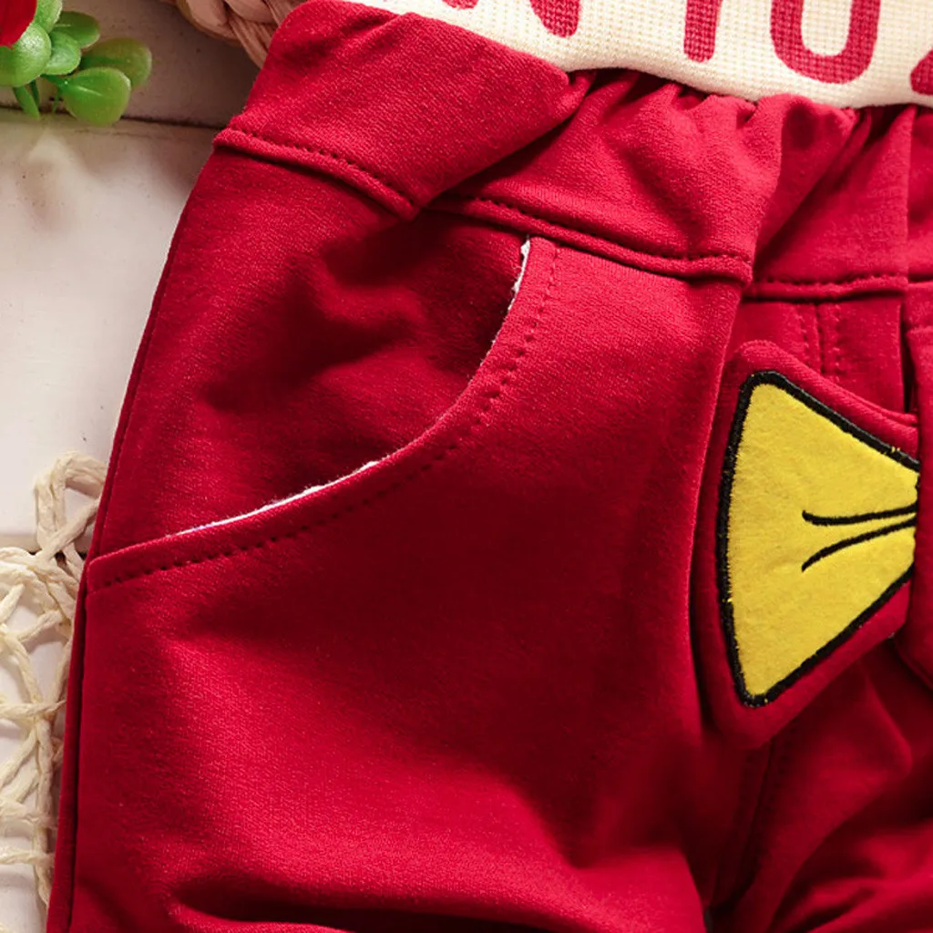 Детские штаны с мультяшным слоном милые зимние защитой от комаров для маленьких