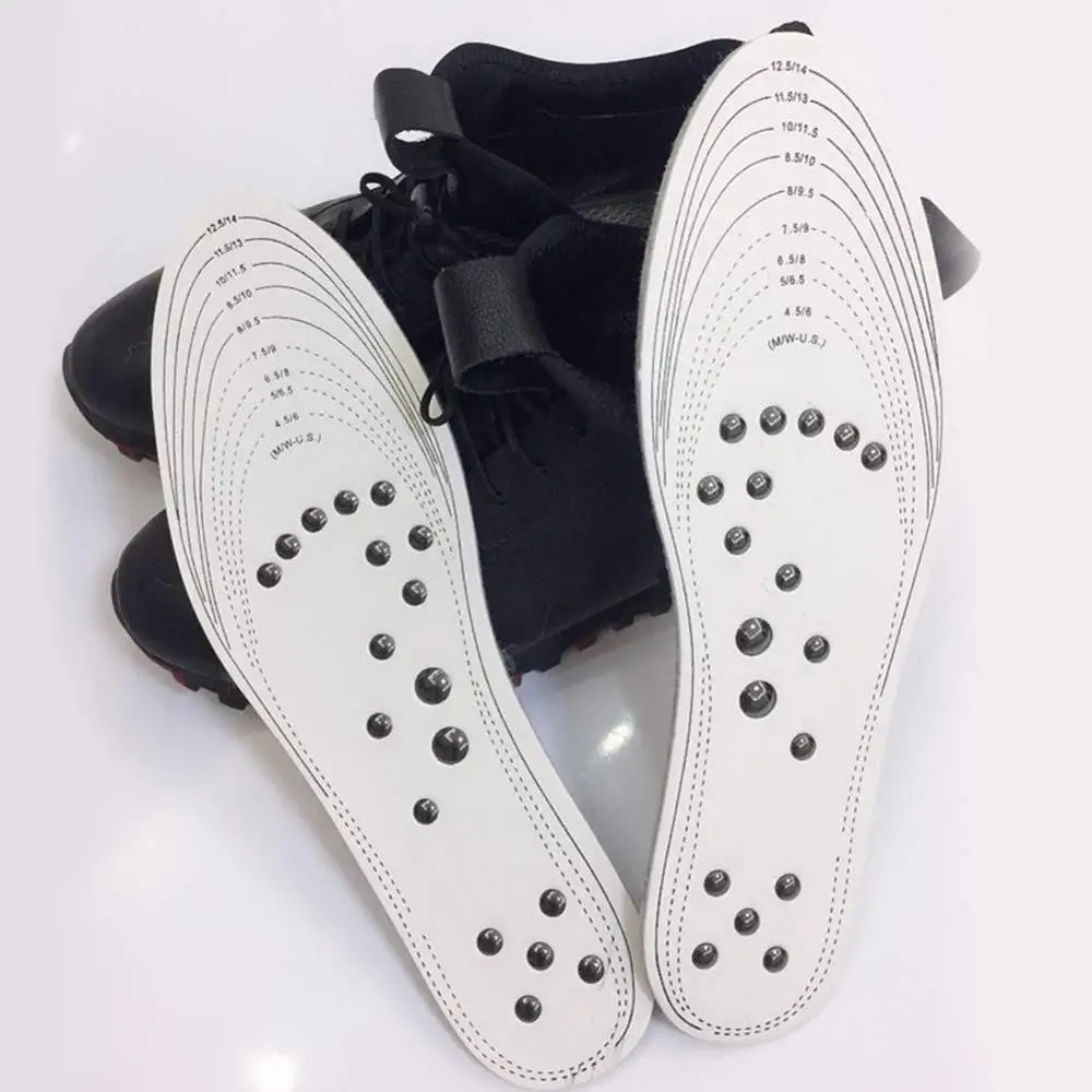 Горячая 1 пара Акупрессура для похудения стельки массажер ног магнитотерапия