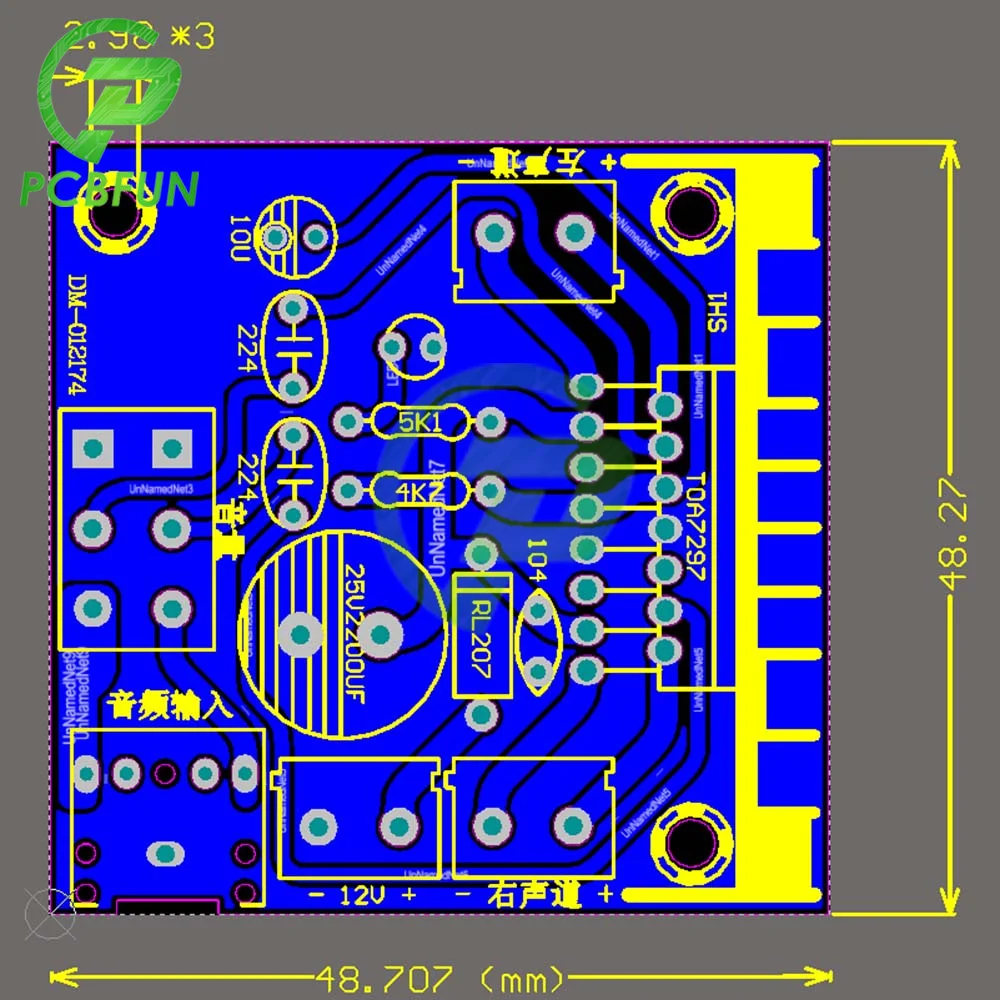 TDA7297 Amplifier Board Class B 15W+15W 2.0 Channel Stereo Audio AMP with Volume Control For Speaker DIY Kit | Электронные