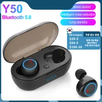 TWS-стереонаушники Y50 с поддержкой Bluetooth 5,0 и микрофоном