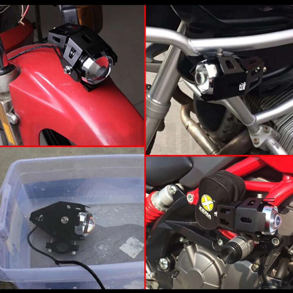 Для Yamaha YZF R1 R3 R6 R15 R25 R125 YZFR1 YZFR3 YZFR125 Moto 12 В мотоциклетная металлическая фара