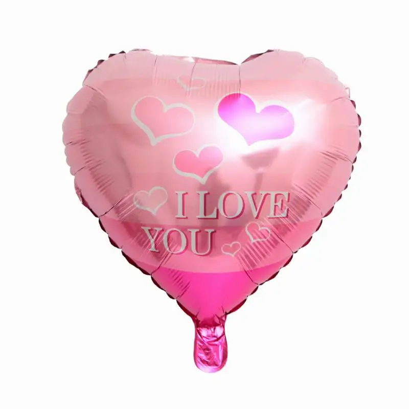 10 шт. 18 дюймов воздушные шары с надписью I Love You Heart надувные гелиевые из фольги