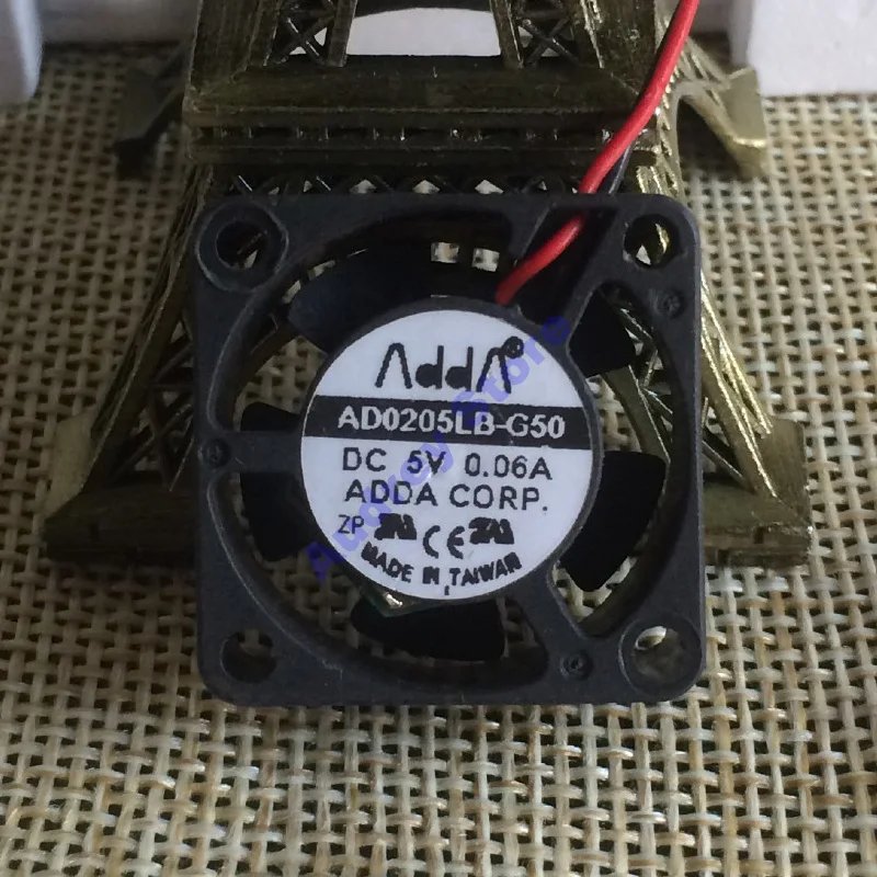 ADDA 2510 2 5 см в 0.06A AD0205LB-G50 мини шарикоподшипник Вентилятор охлаждения 95000 об./мин 1.86CFM