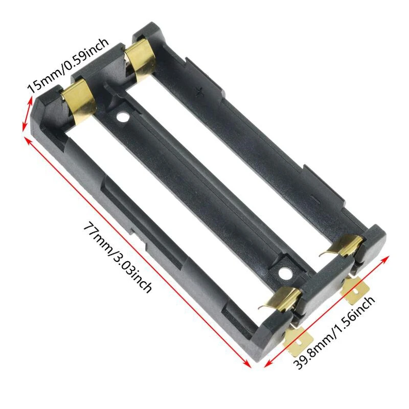1 шт. 1x2x18650 Серии smt smd держатель для батарей коробка хранения Чехол Контейнер с
