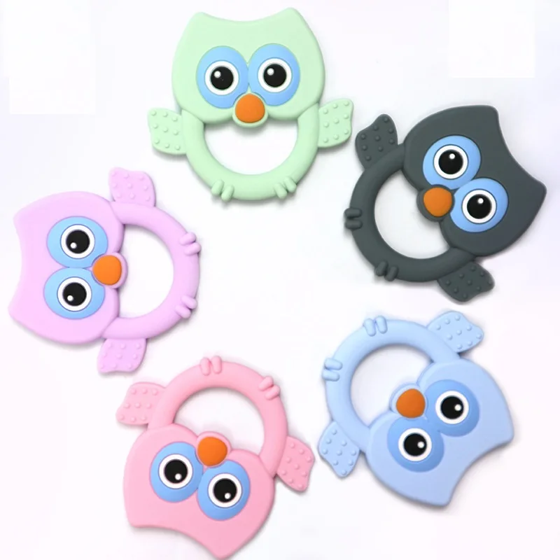 Силиконовые Детские Прорезыватели для зубов 10 шт./лот Мультяшные игрушки