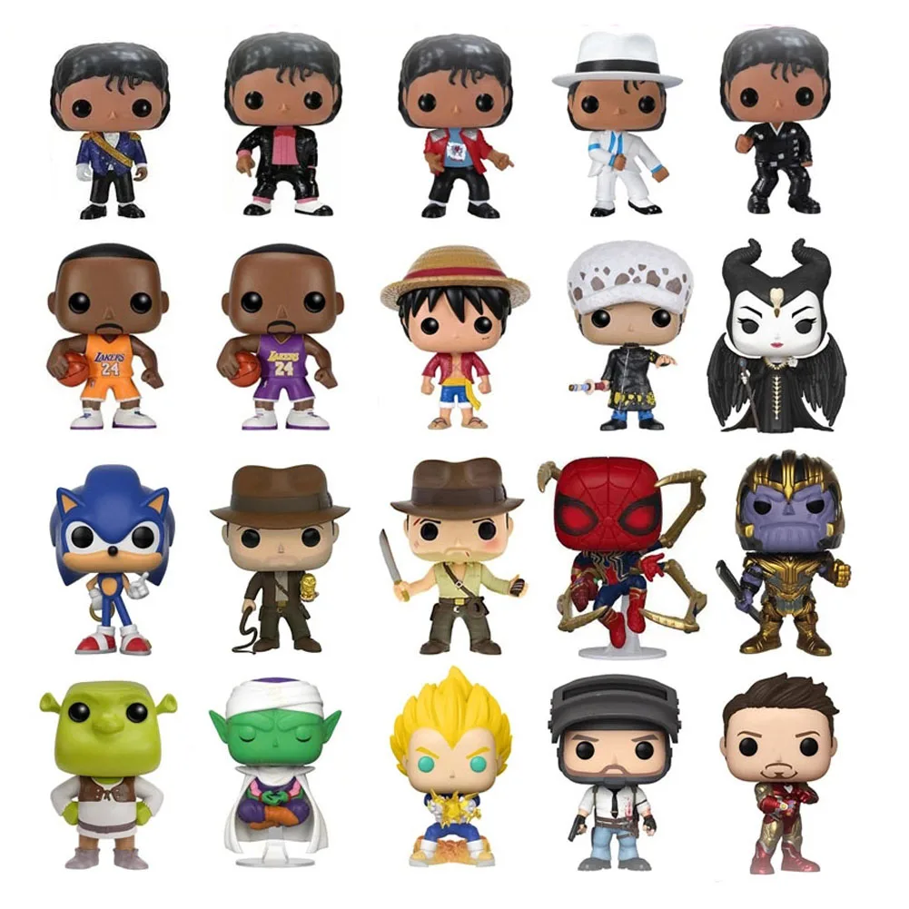 Экшн фигурки Funko из аниме Шрек Поттер Луна Майкл Джексон ророноа Зоро Кобе