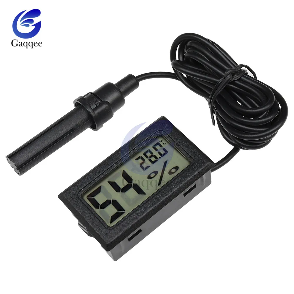 Мини цифровой ЖК-датчик для холодильника, морозильник, термометр, датчик, термометр, термограф для аквариума, холодильник, комплект, Чэнь бар, 1 м