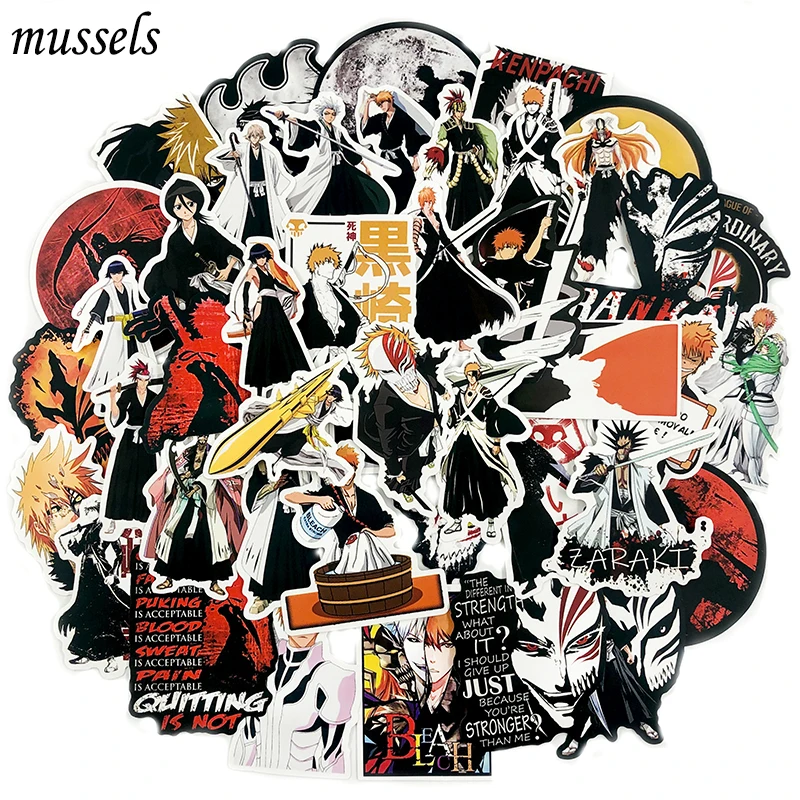 50 шт. японская анимация отбеливатель наклейки для скрапбукинга скейтборд багаж