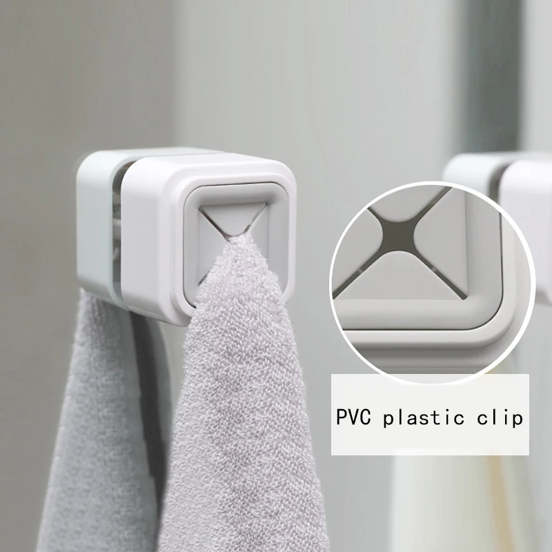 1PCS Convenient Kitchen Storage Hooks Washing Cloth Hanger Rack Towel Holder Sucker Wall Window Bathroom Tool K1258 J | Дом и сад