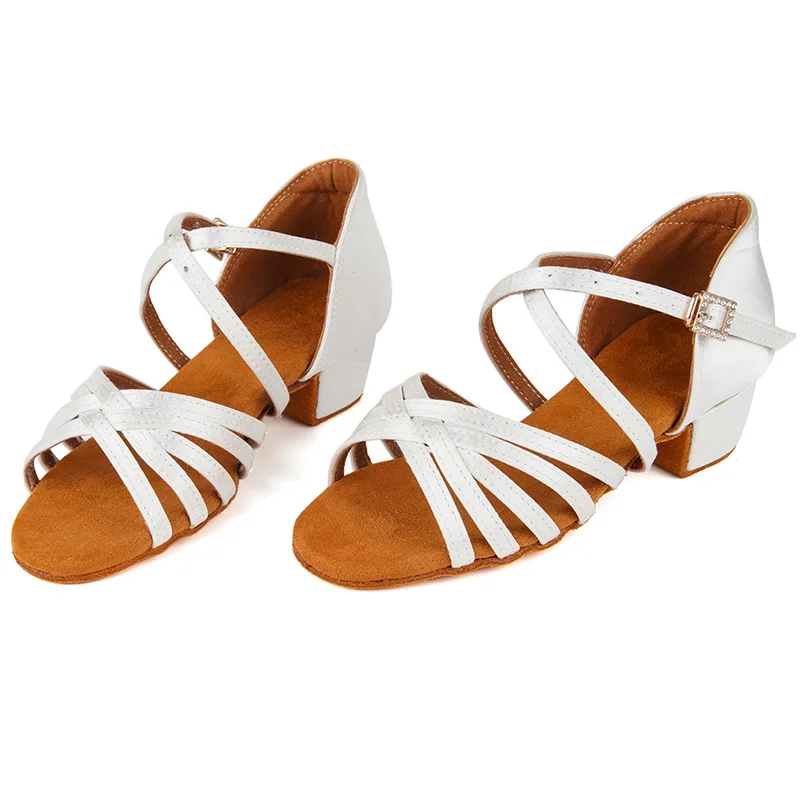 Популярная новинка Танцевальная обувь для латинских танцев детей Бальные туфли