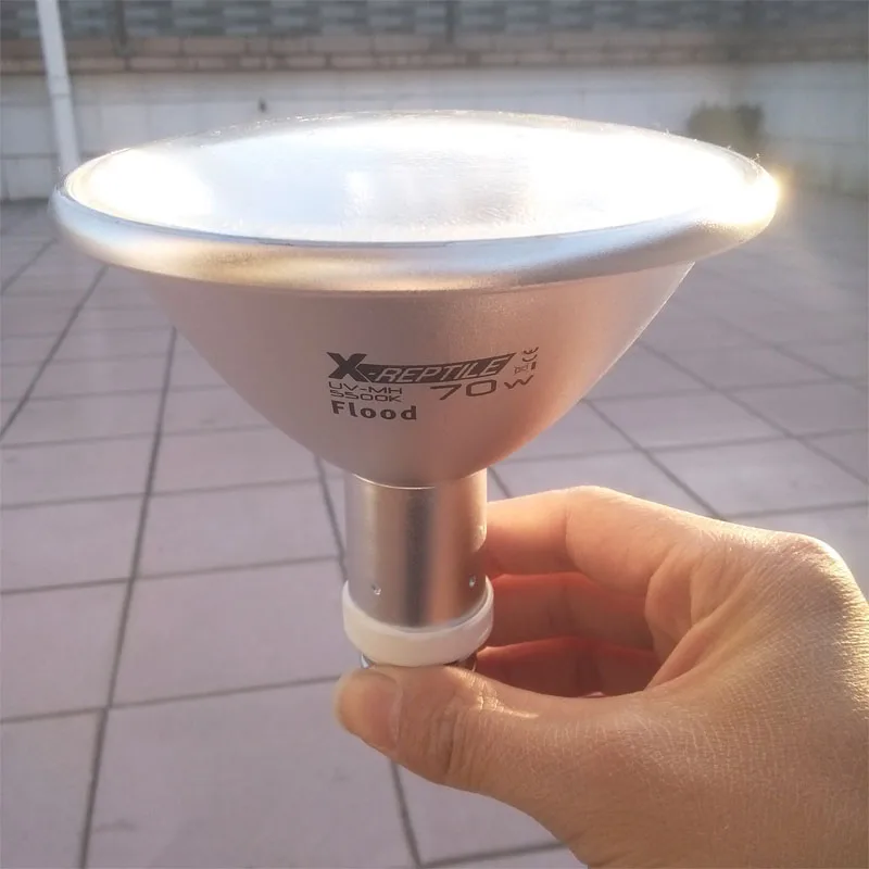 Floold УФ-в УФ-а HID Pets лампа 70 Вт PAR38 металлогалогенные лампы для рептилий ящериц птиц змеи черепахи