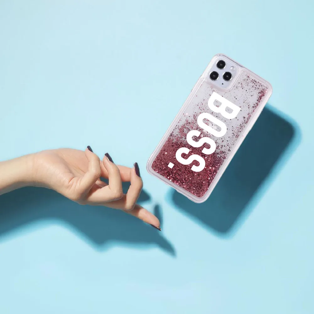 

Classy Girl Quote Queen Sparkle Liquid Real Glitter Phone Case Fundas Cover for iPhone 11 X XS XR Max Pro 7 8 7Plus 8Plus 6