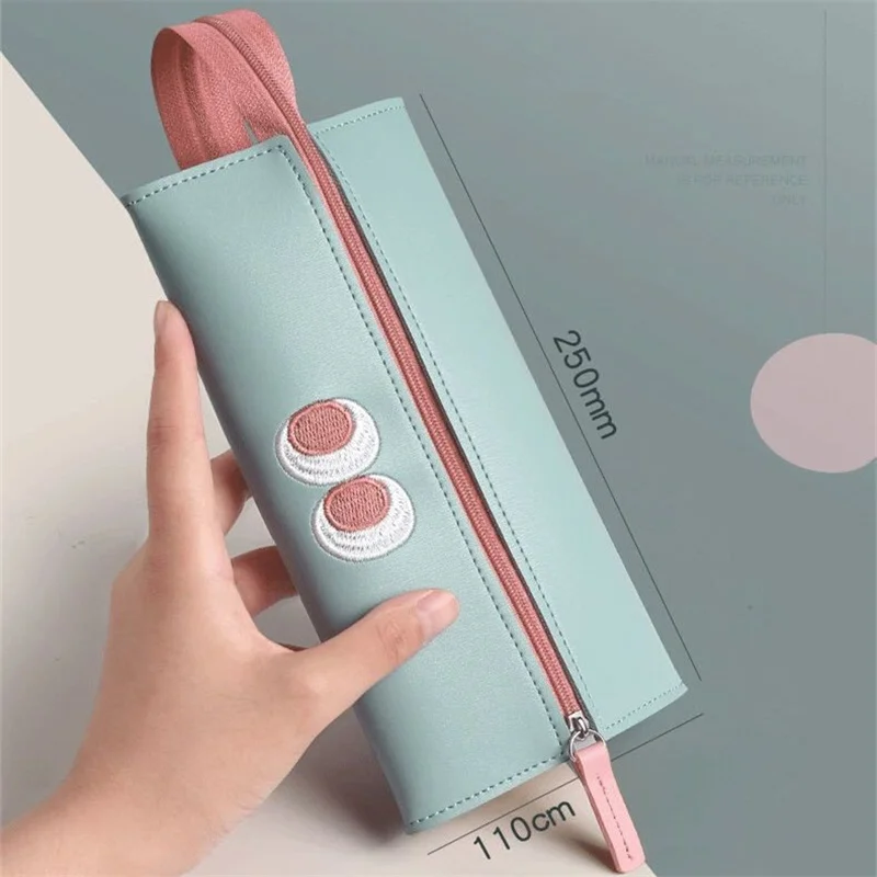 Little monster cute pencil case large capacity School Pencil cases student Storage bag leather Cosmetic gift for kid pen |
