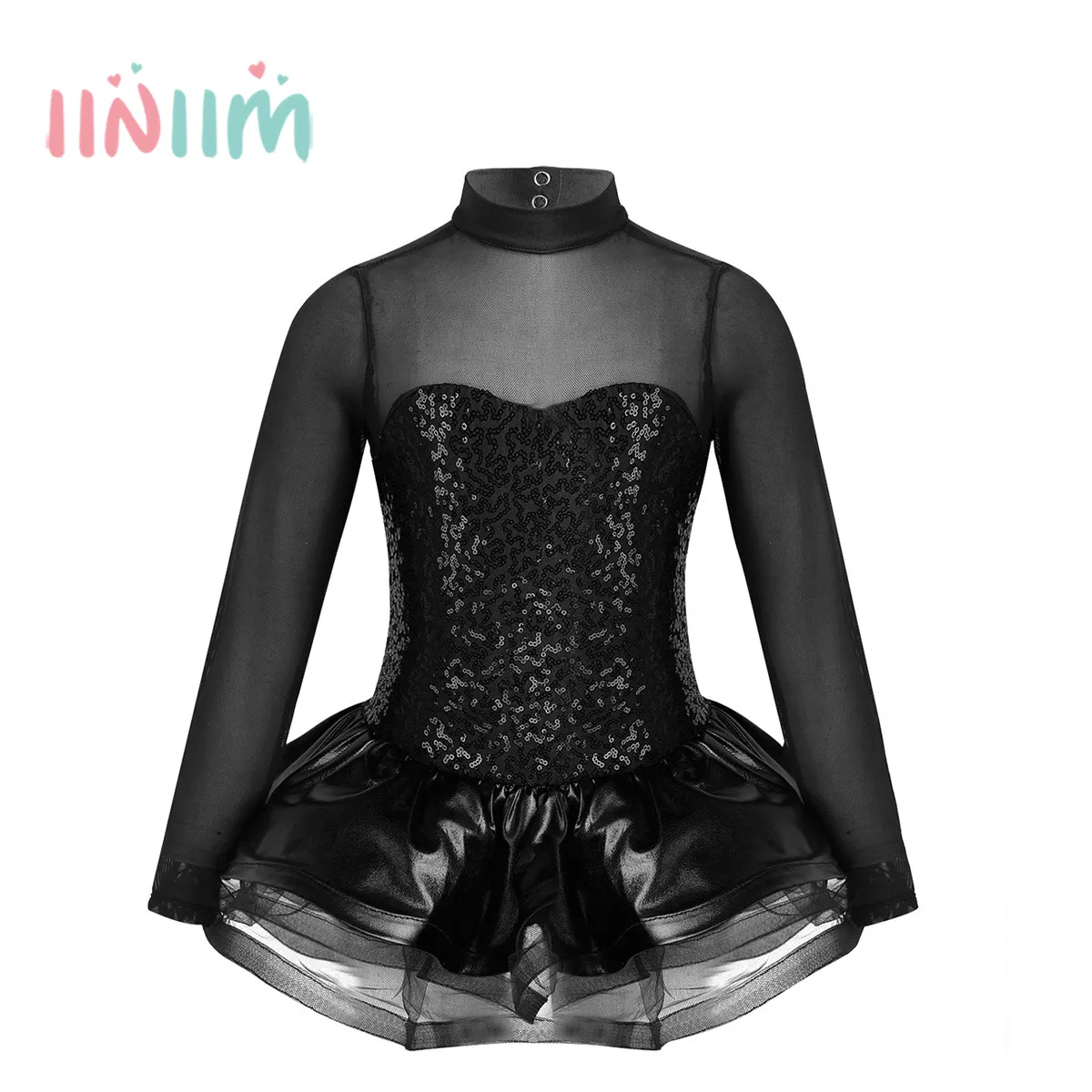 Детское платье для катания на роликах iiniim Тюлевое пачка балета выступлений сцене